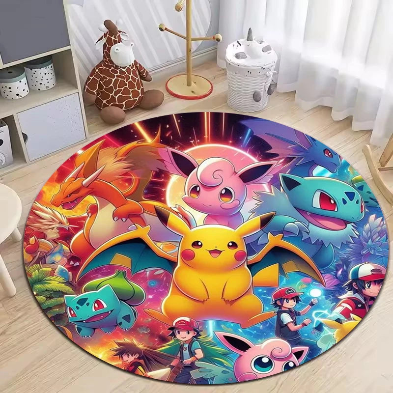 Pikachu Inspired Bedroom Nonslip Floor Mat
