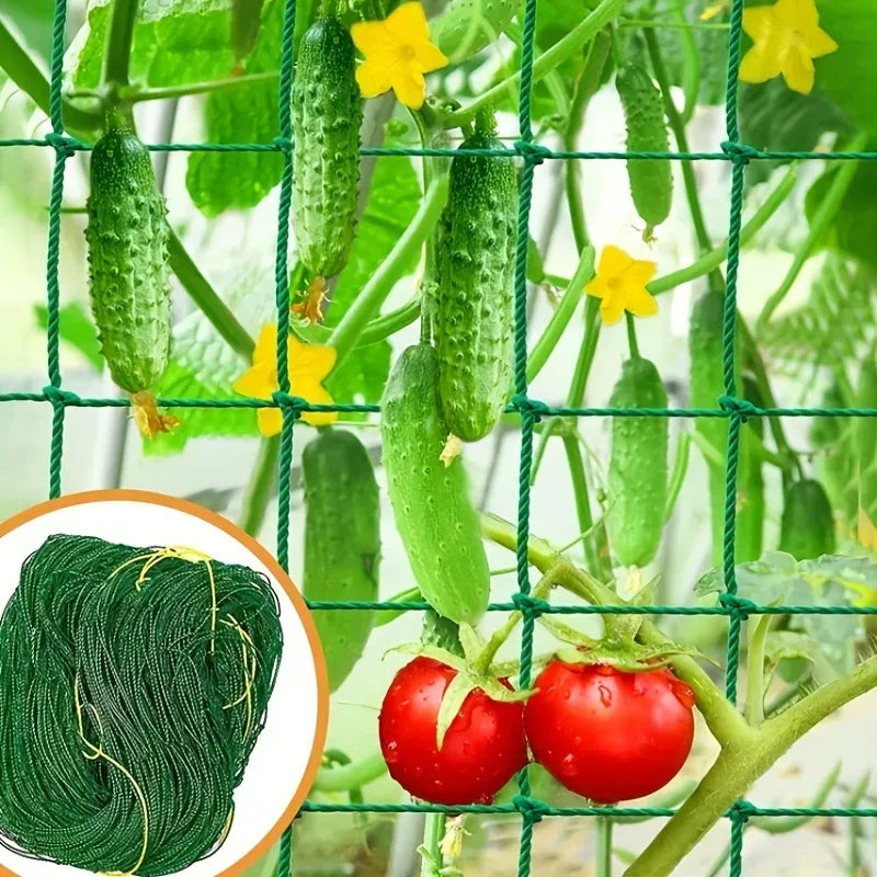 Heavy-Duty Garden Climbing Net – UV-Resistant Nylon Trellis
