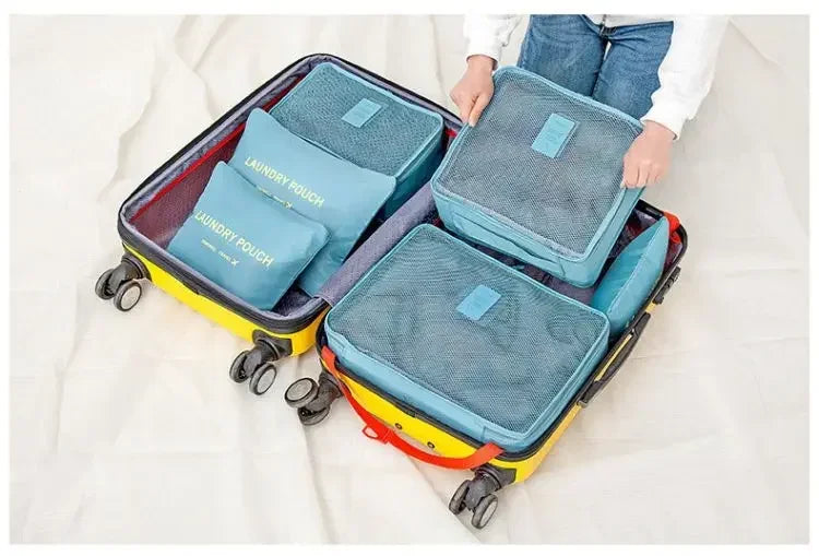 Travel 6-piece storage bag set