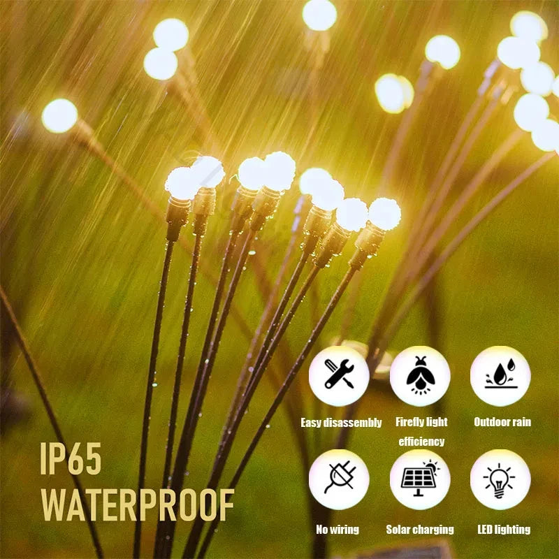 6/8/10 LED Solar Garden Lights