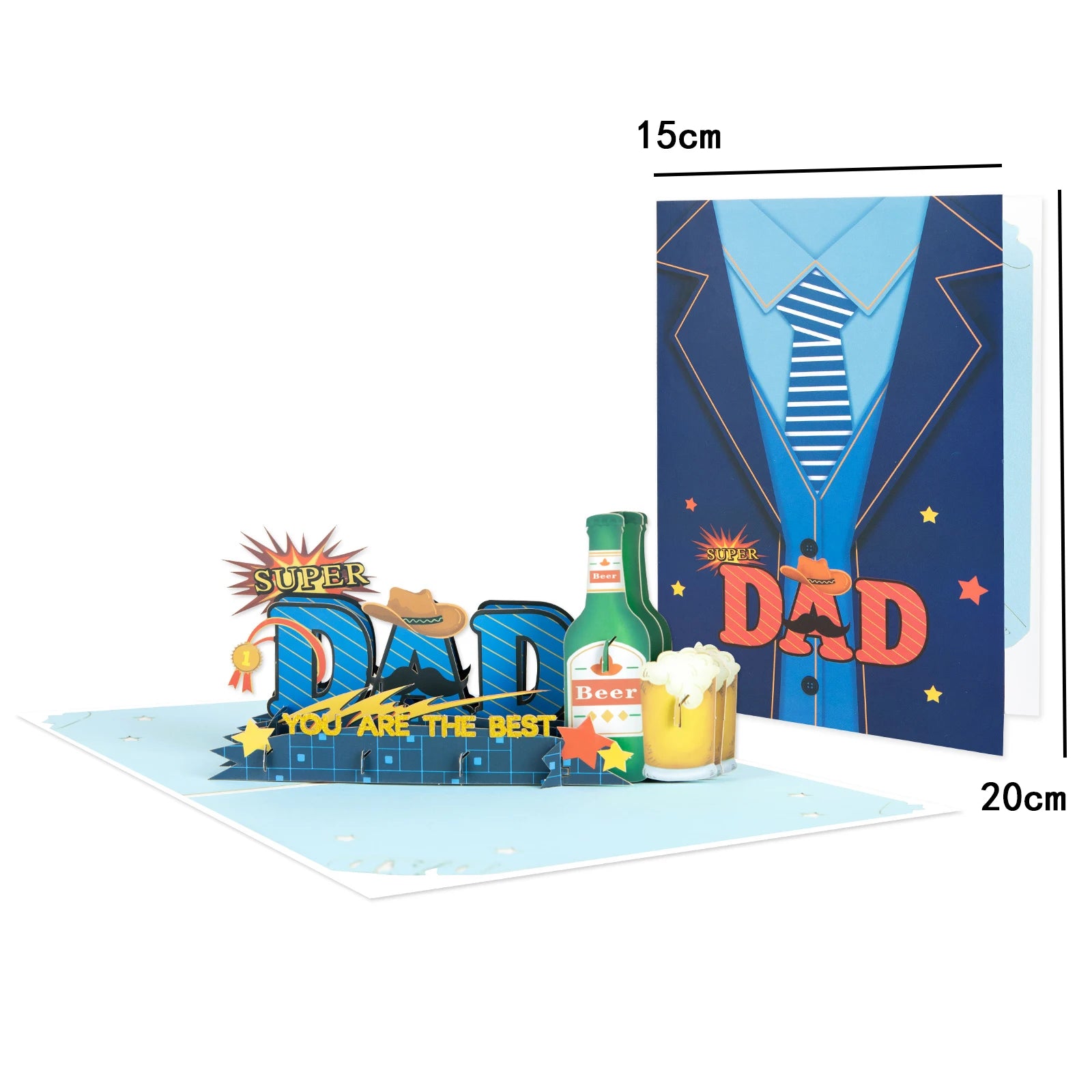 3D Pop-Up Father's Day Greeting Card