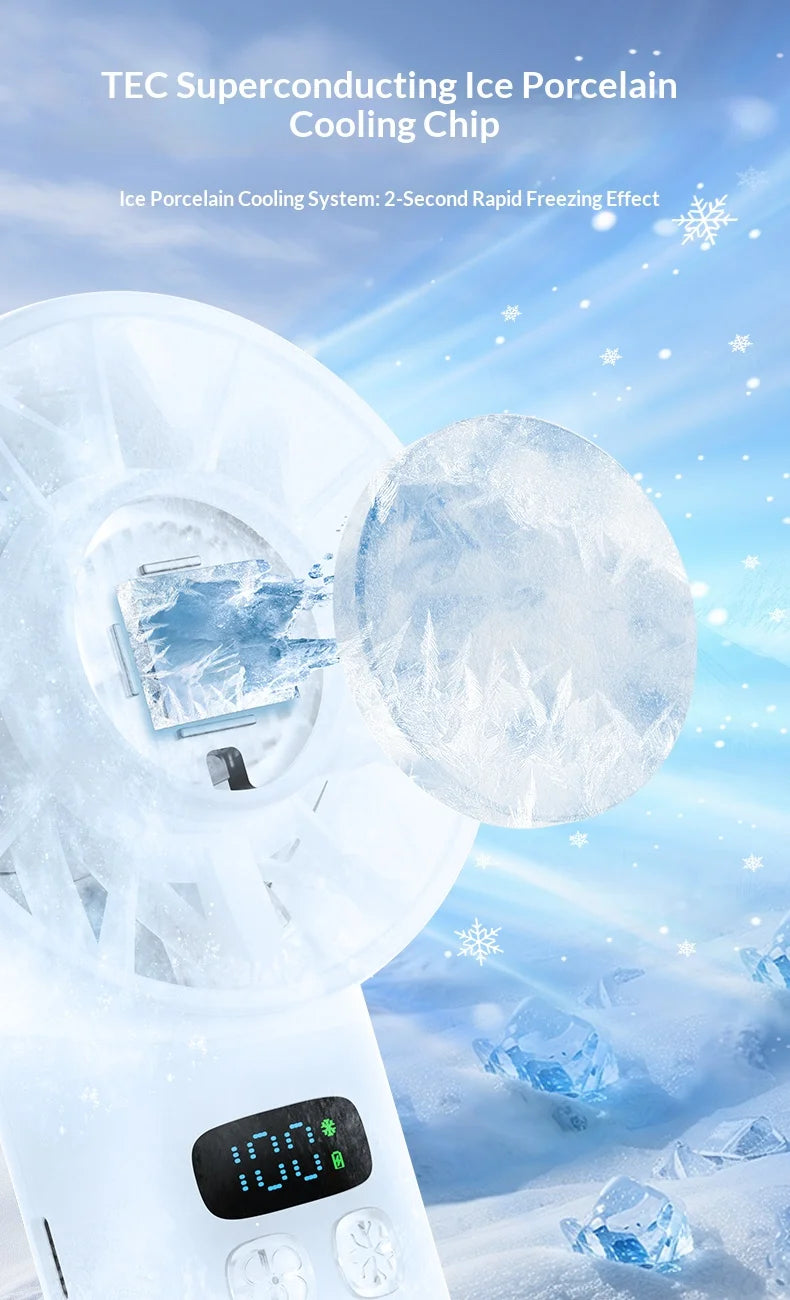 Ice compress high-speed cooling fan