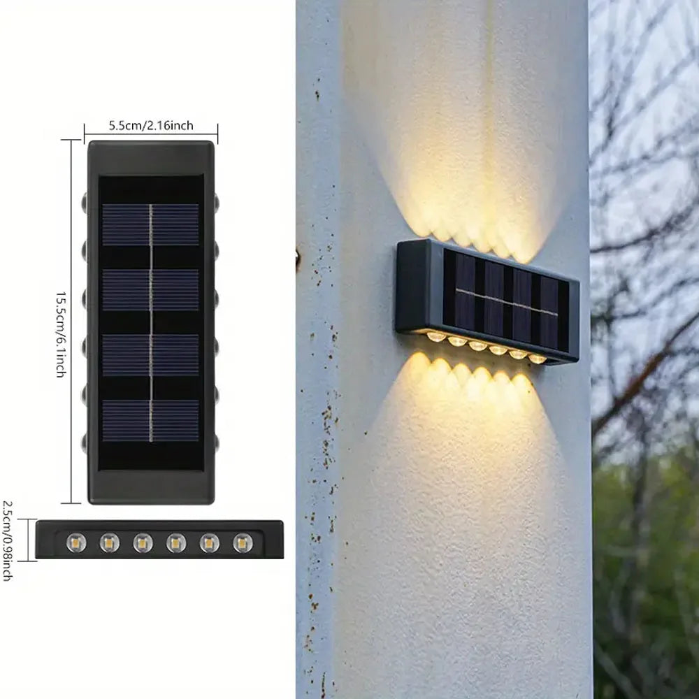 Outdoor Solar LED Wall Lights