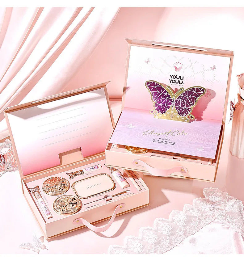 Butterfly 9 Pcs Makeup Gift Box