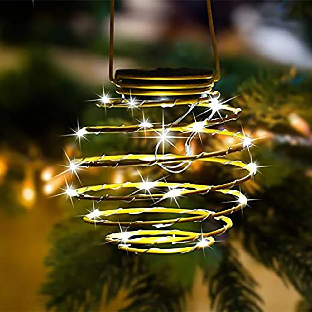 Solar Spiral Lights