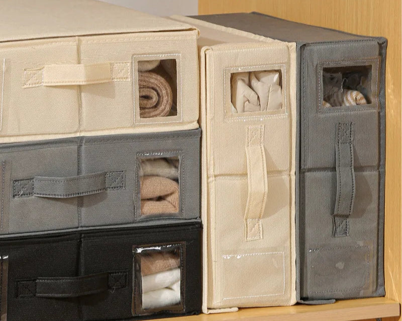 Foldable Bedding Storage Box with Lid