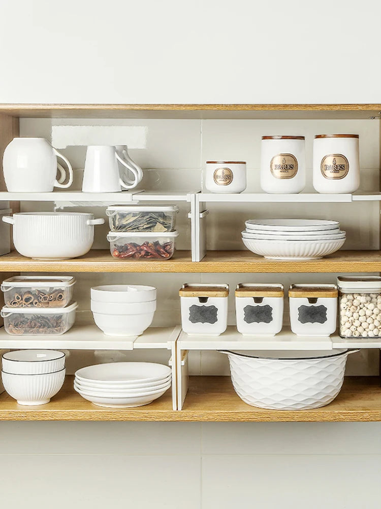 Telescopic Cabinet Divider Storage Rack