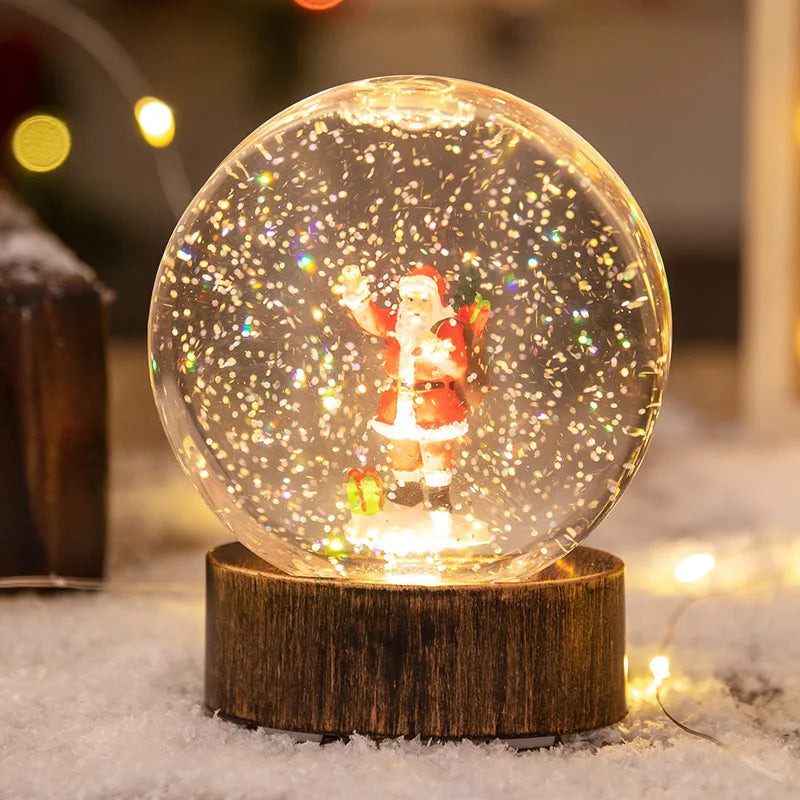 Christmas Illuminated Crystal Balls