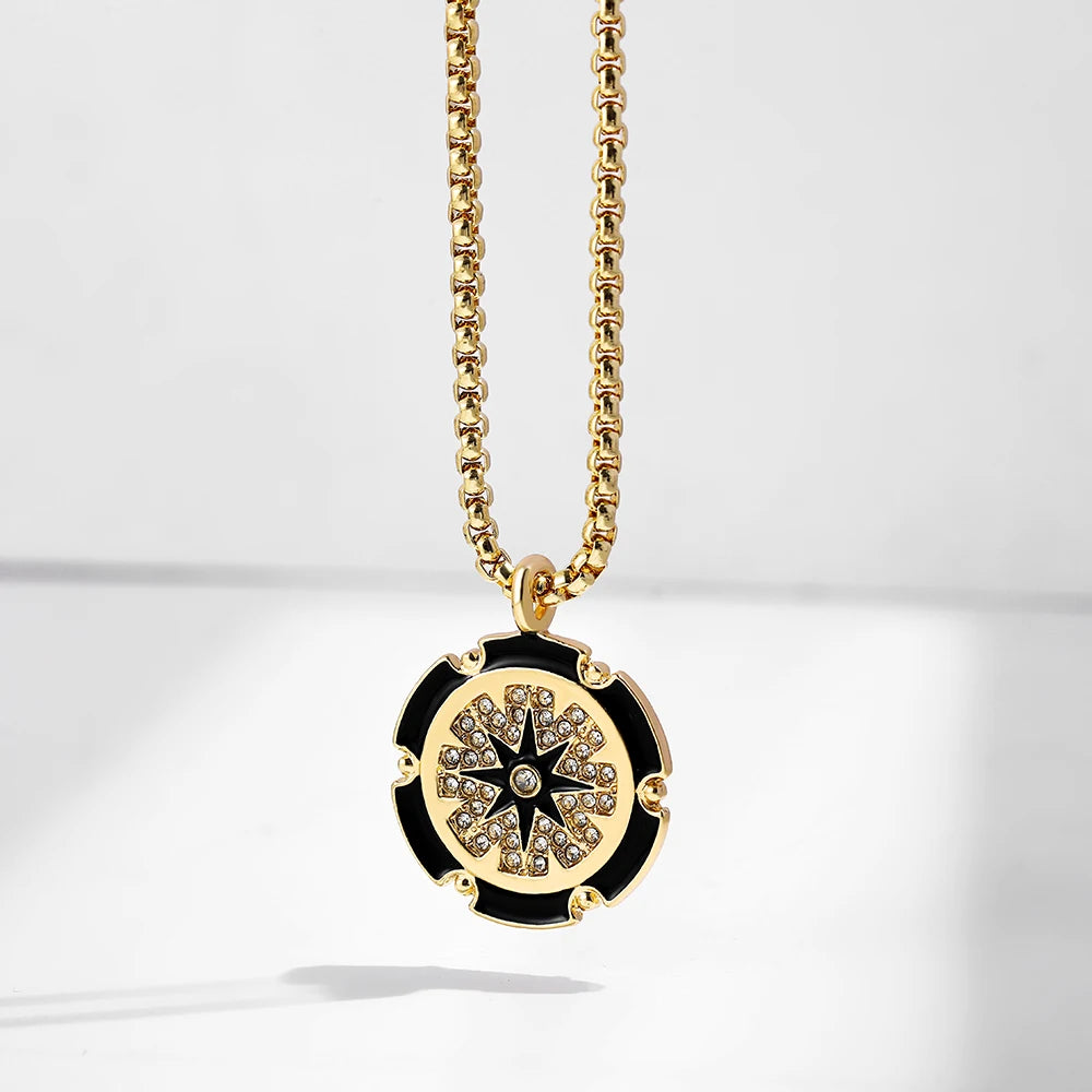 Oval shape pendant Necklace for Women
