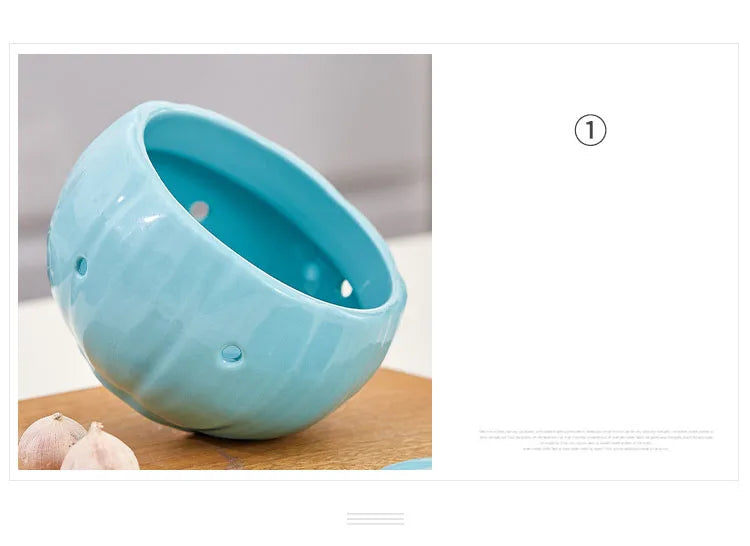 Onion Shape Ceramic Jar