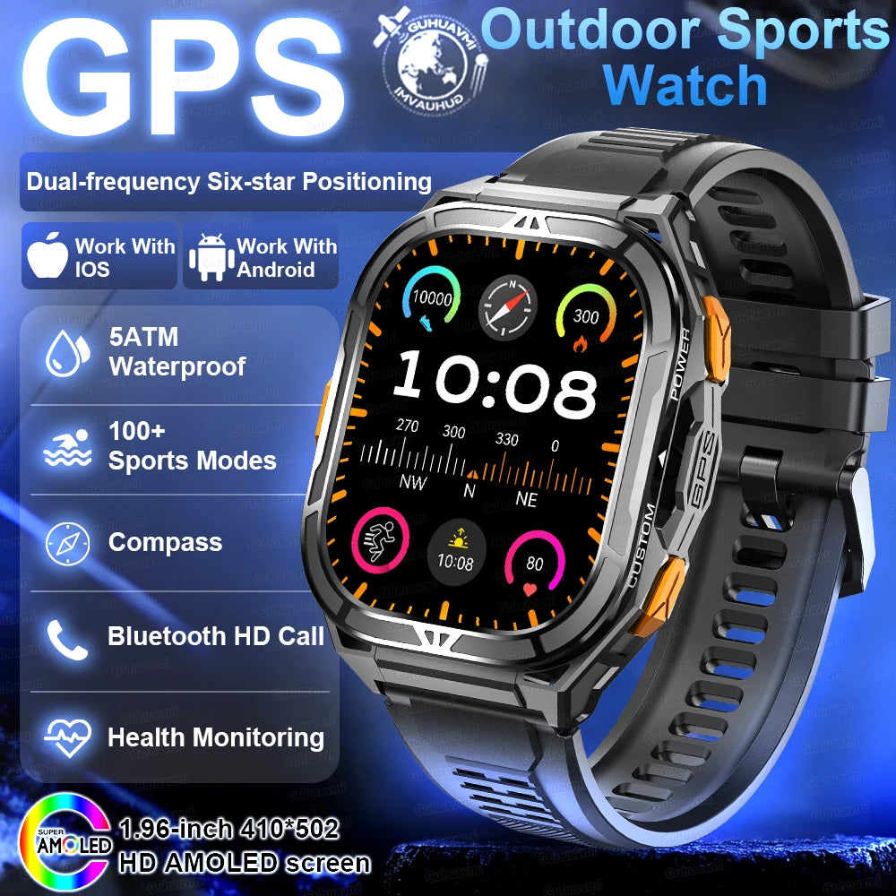 2026 New Military Outdoor Sports Smart Watch