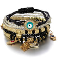 6Pcs/set Bohemian Evil Eye Bracelet Set