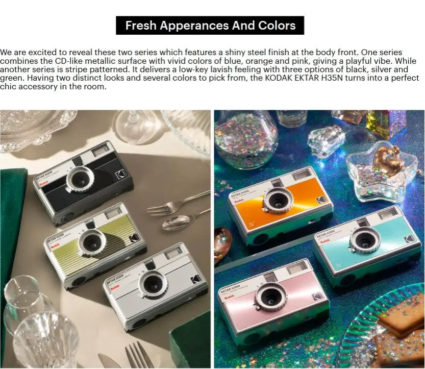2025 New KODAK EKTAR H35 H35N Half Frame Camera 35mm Film