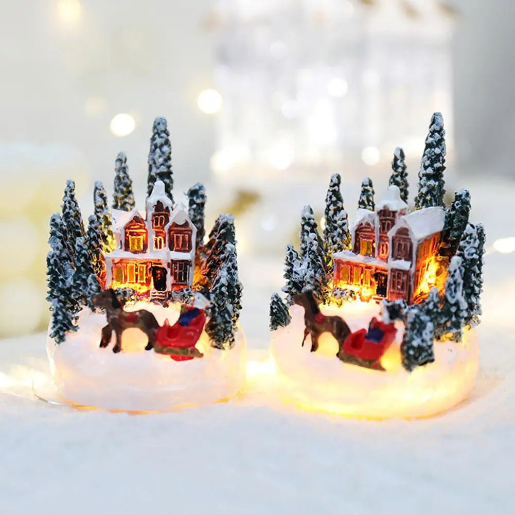Christmas Decorations LED Night Lights House