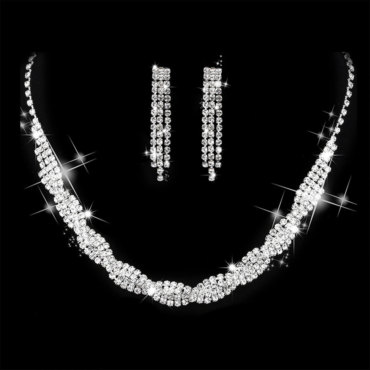 Women's Necklace Earrings Set