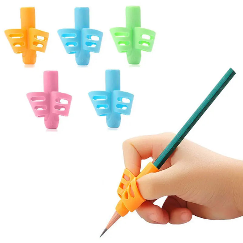 Tripod grip shaped Pencil gripper