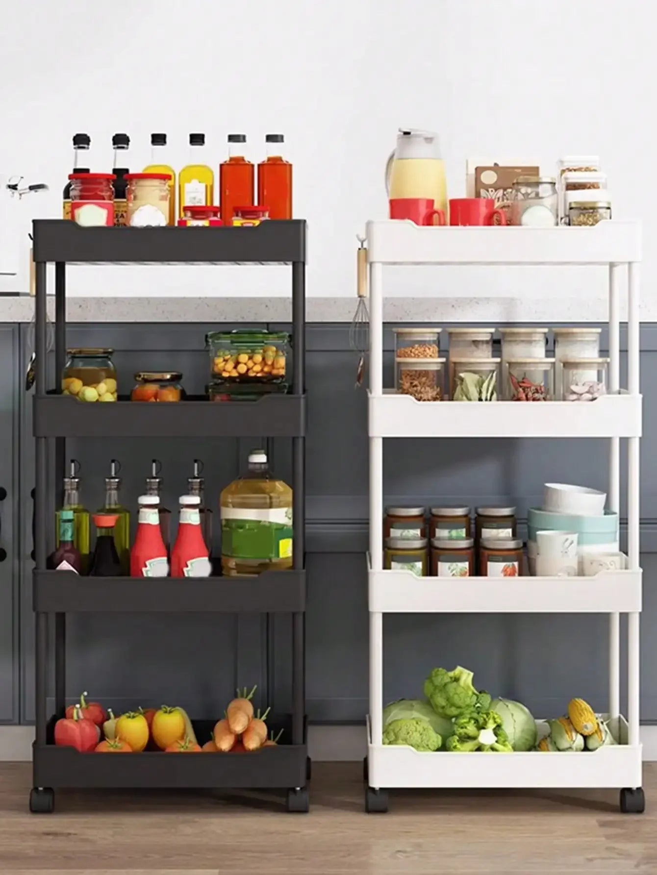 3/4 Tier Movable Gap Storage Rack