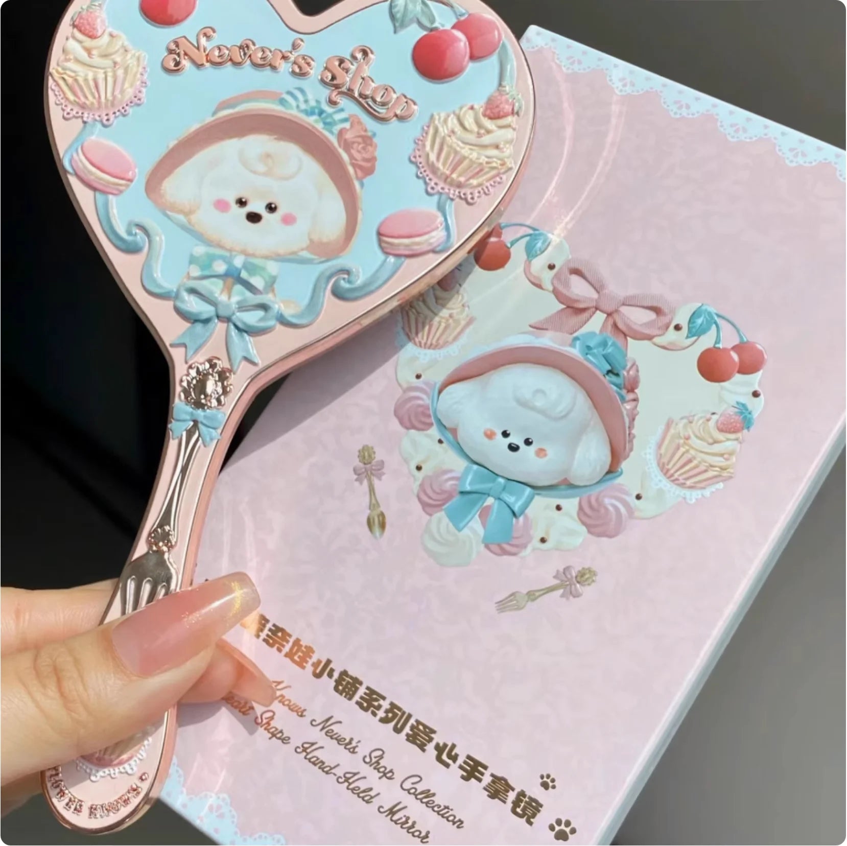 Flower Knows All Series Hand Held Mirror