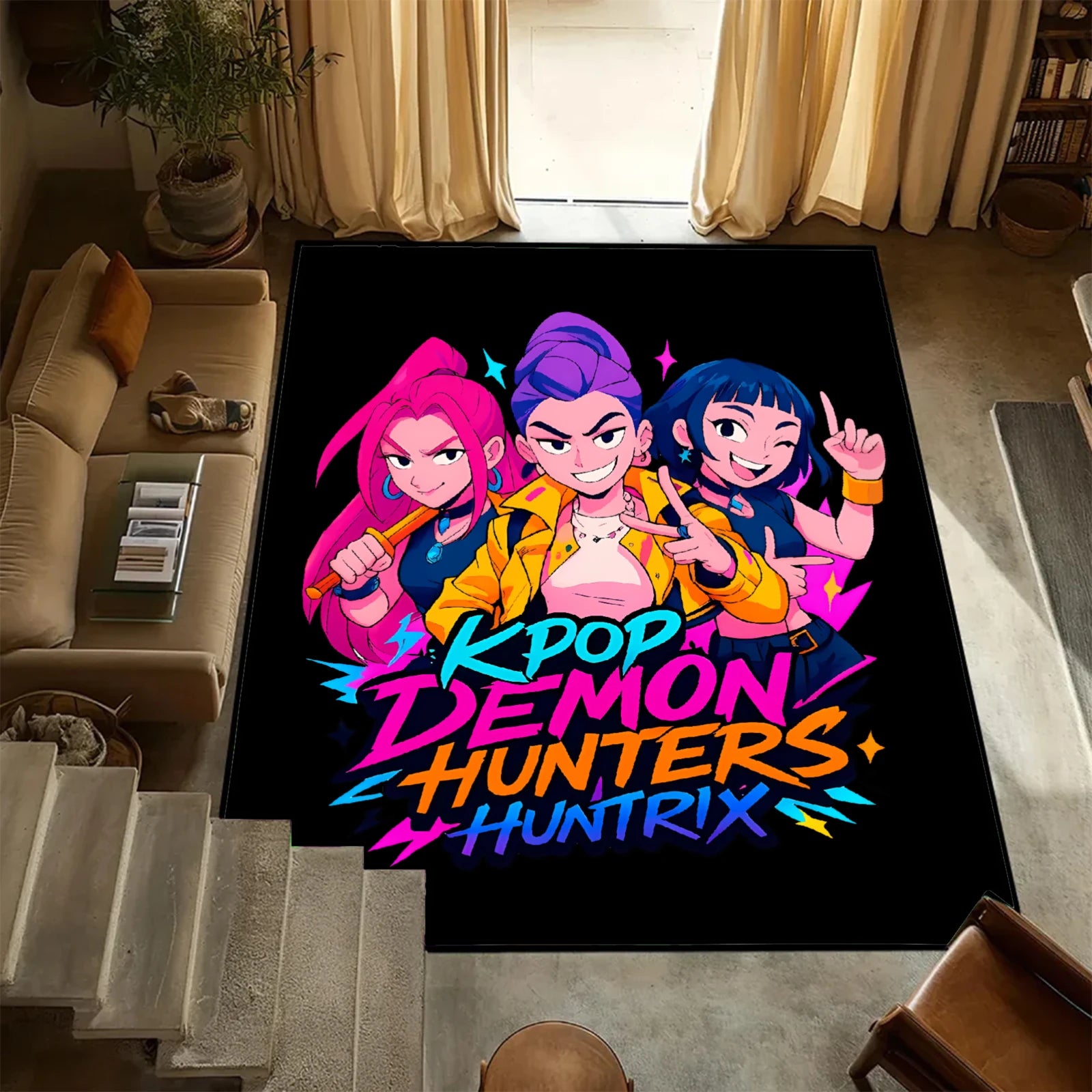 KPOP D-Demon Hunters Rug