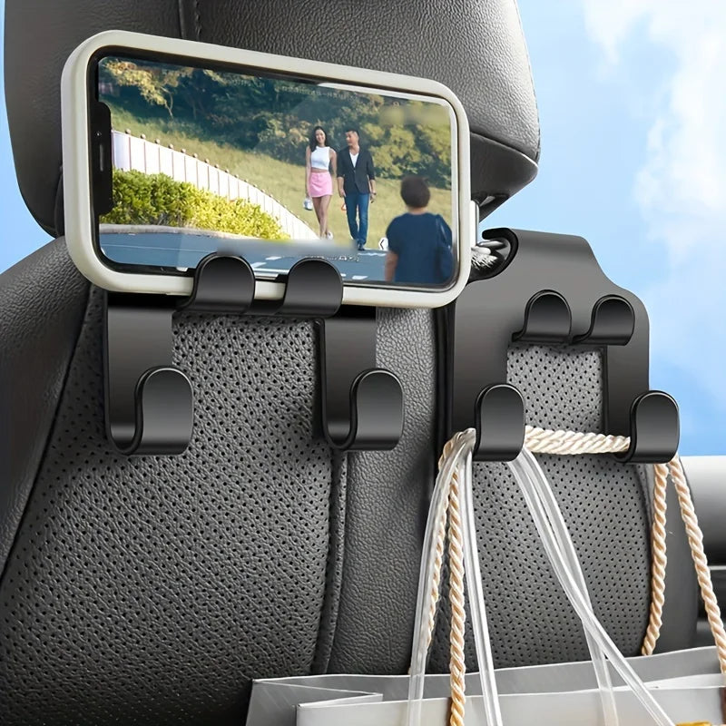 2pcs Car Seat Headrest Hanging Hook