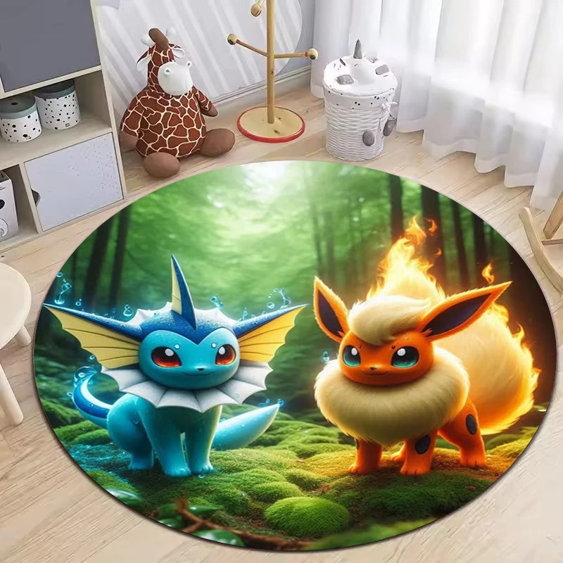 Pikachu Inspired Bedroom Nonslip Floor Mat