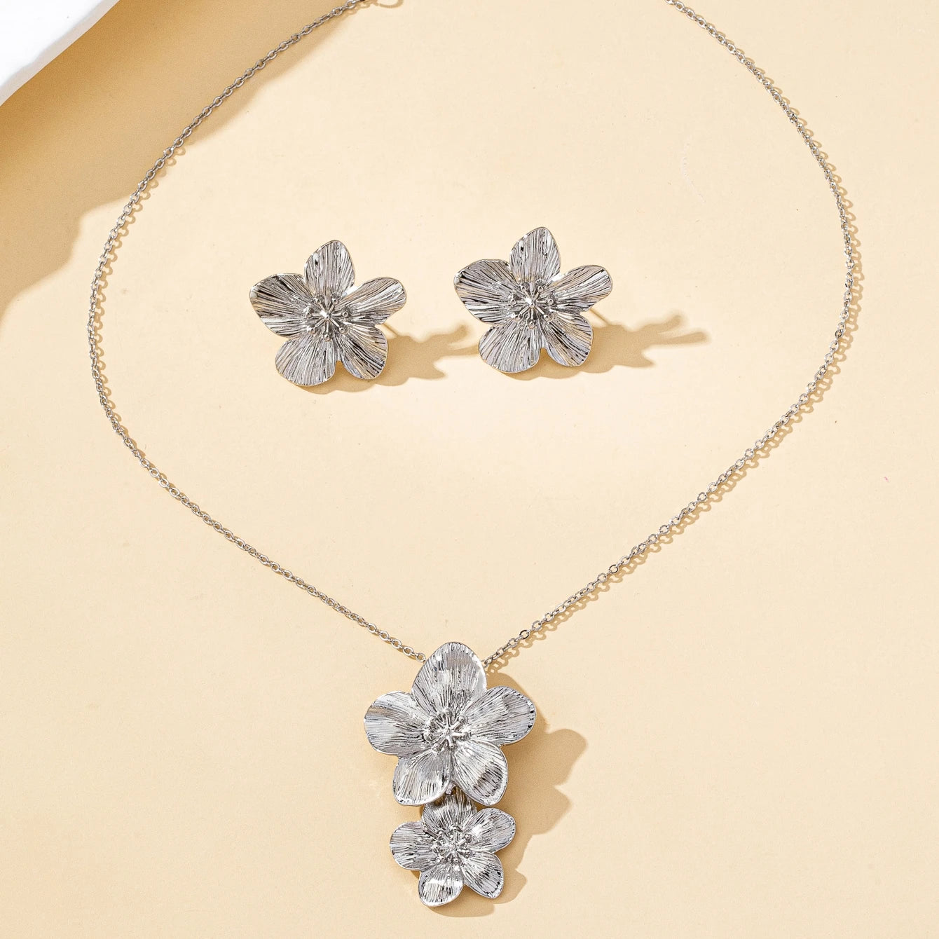 Flower Jewelry Set