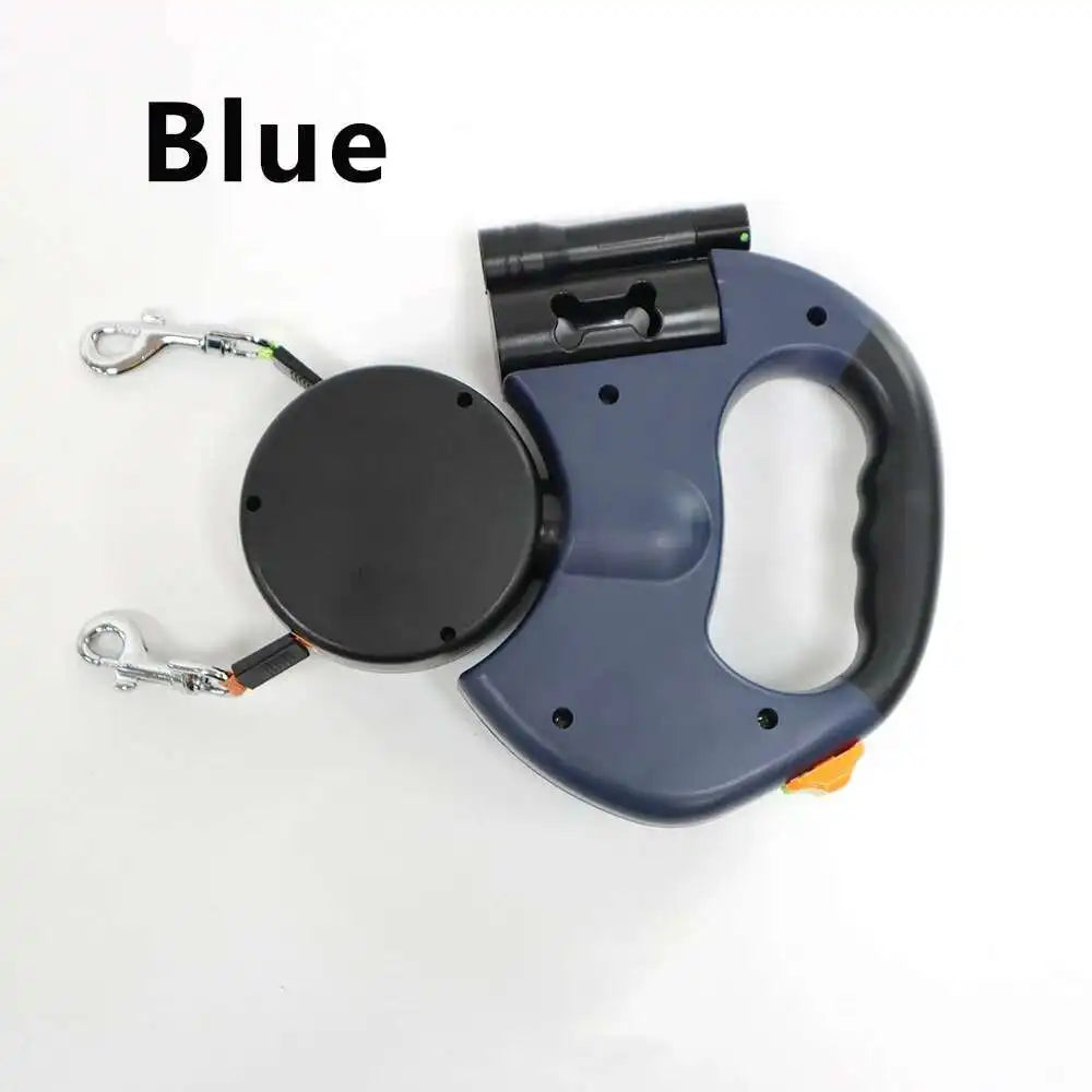 Auto Retractable Double-Ended Dog Leash 3m