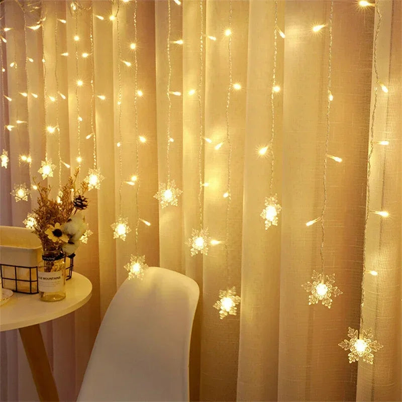 Christmas LED Snowflakes Garland