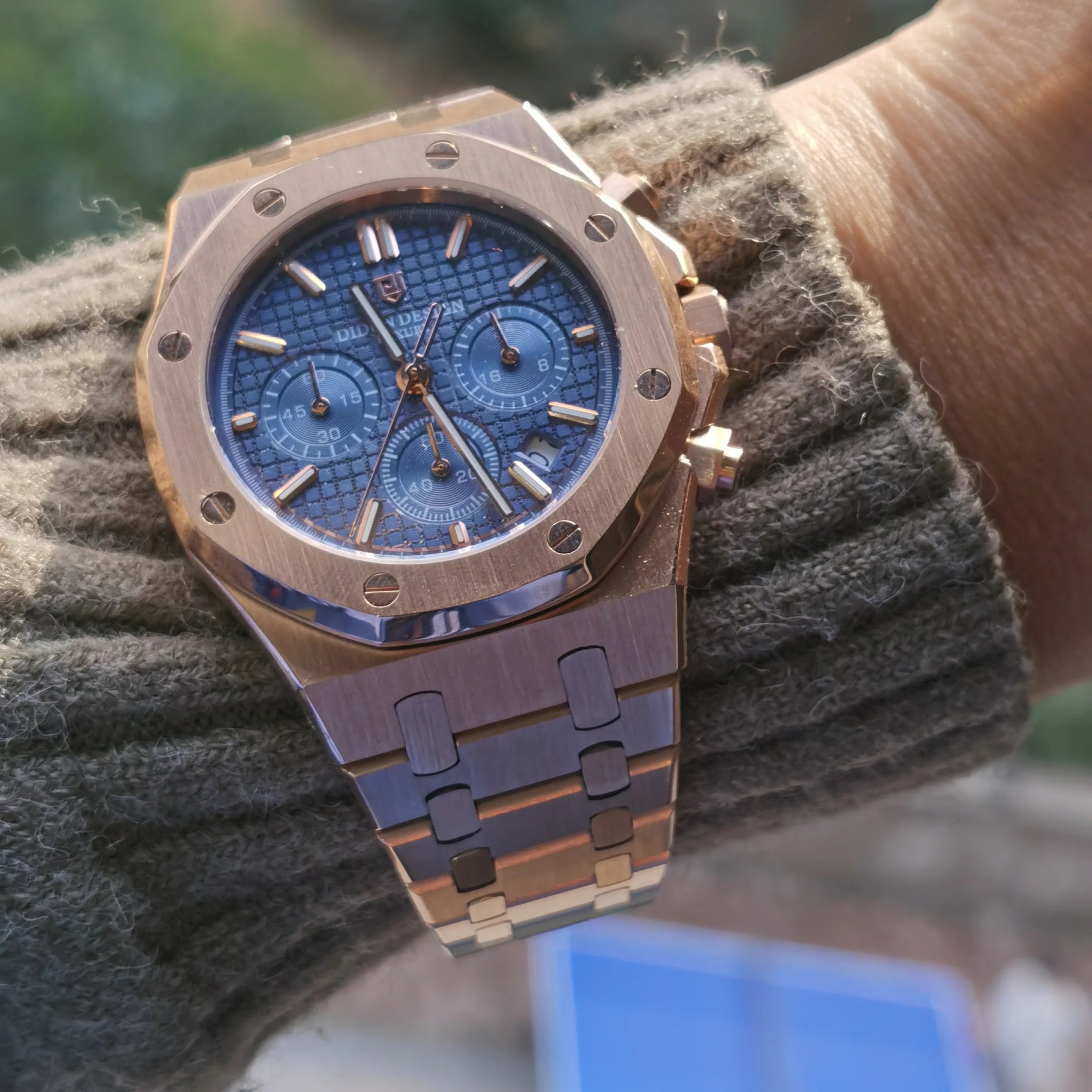 Men Quartz Stainless Steel Watch
