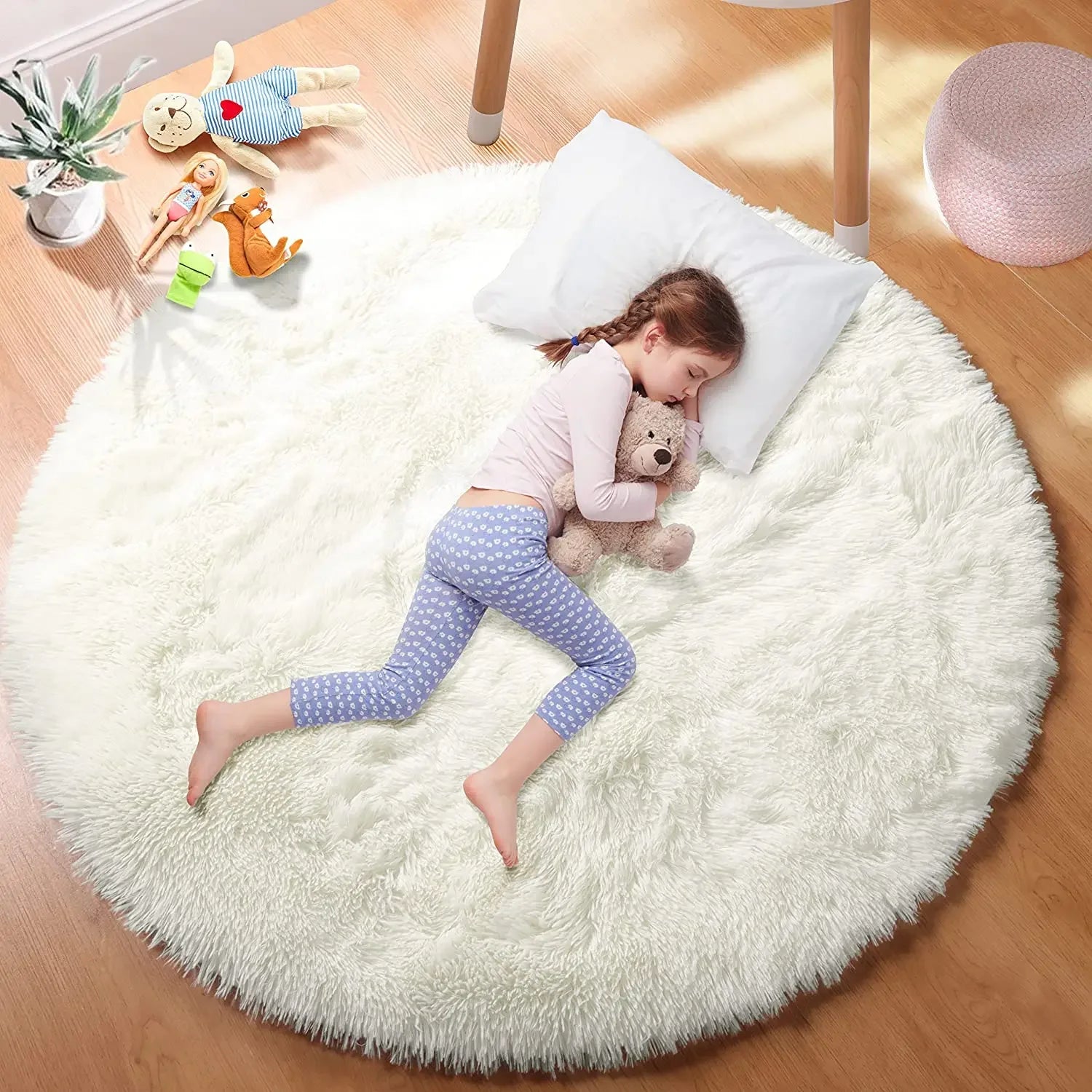 Super Soft Plush Round Carpet