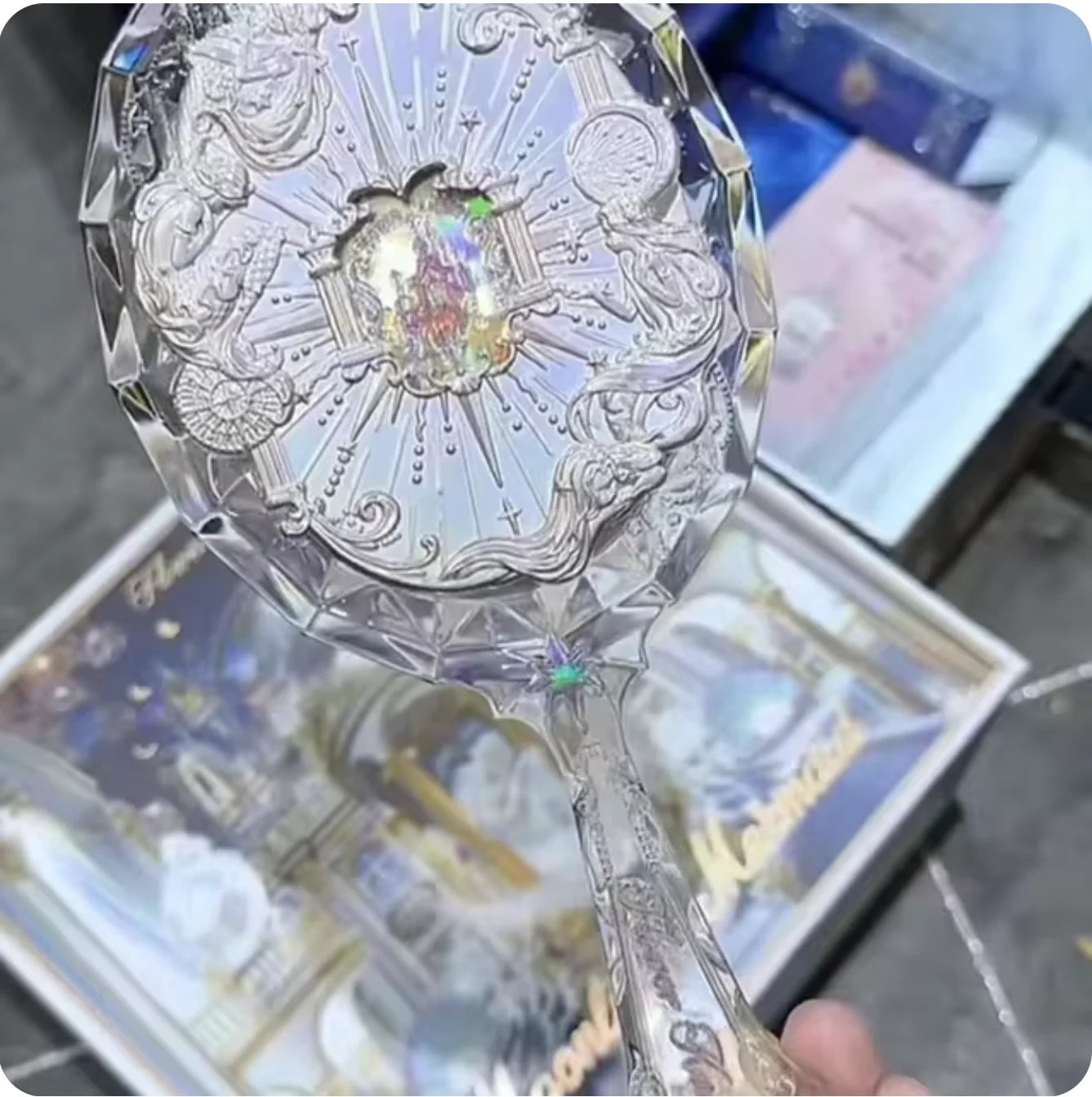 Flower Knows All Series Hand Held Mirror