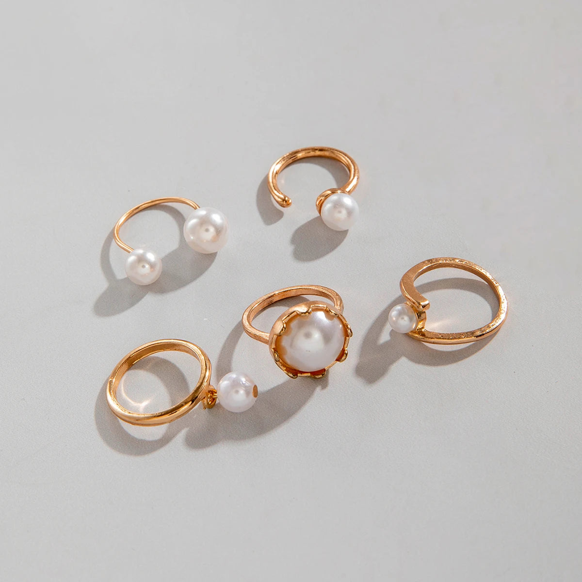 Pearl Open Ring Sets