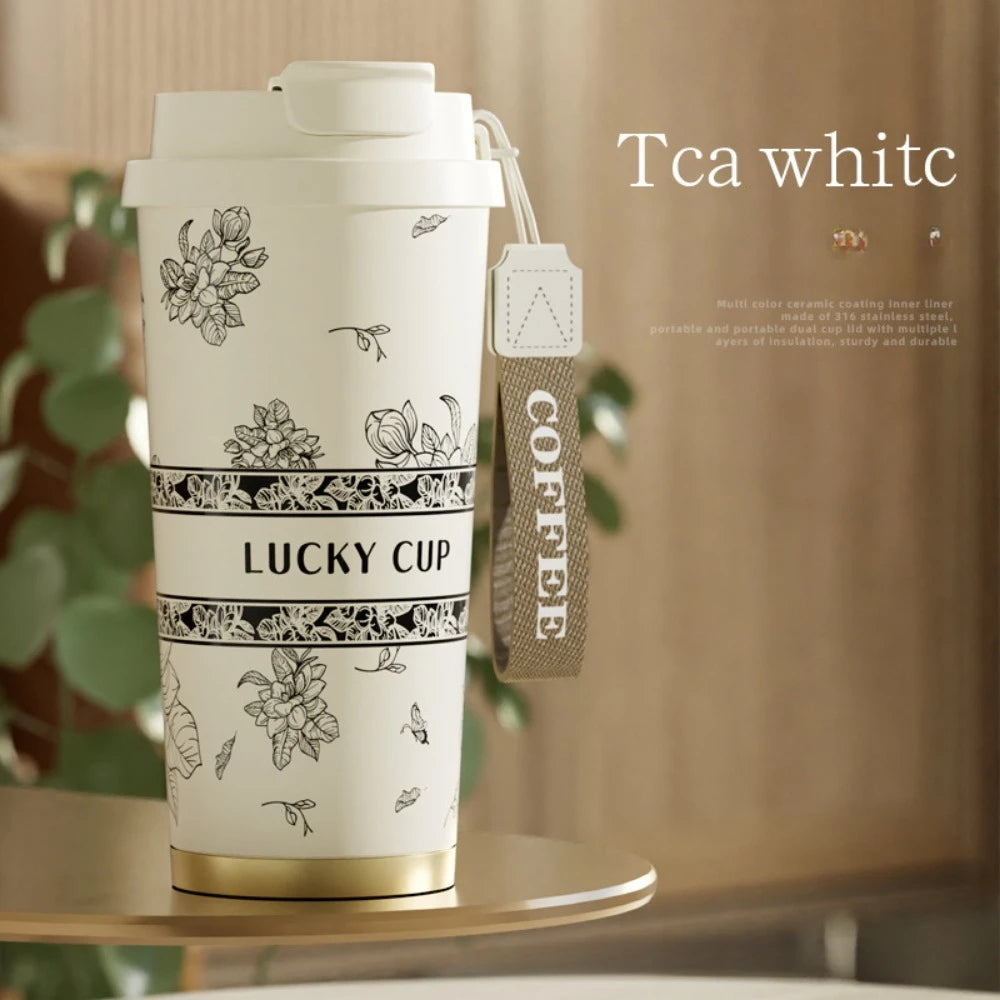 ceramic liner portable thermal insulation cup