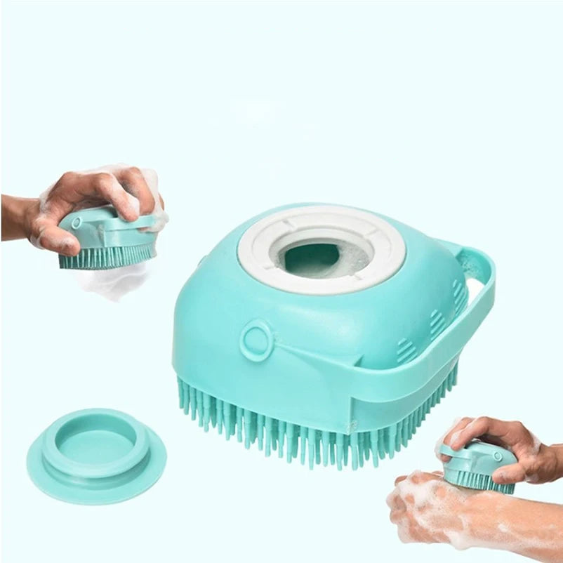 Hot Silicone Pet Bath Brush