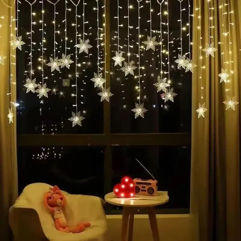 Christmas LED Snowflakes Garland