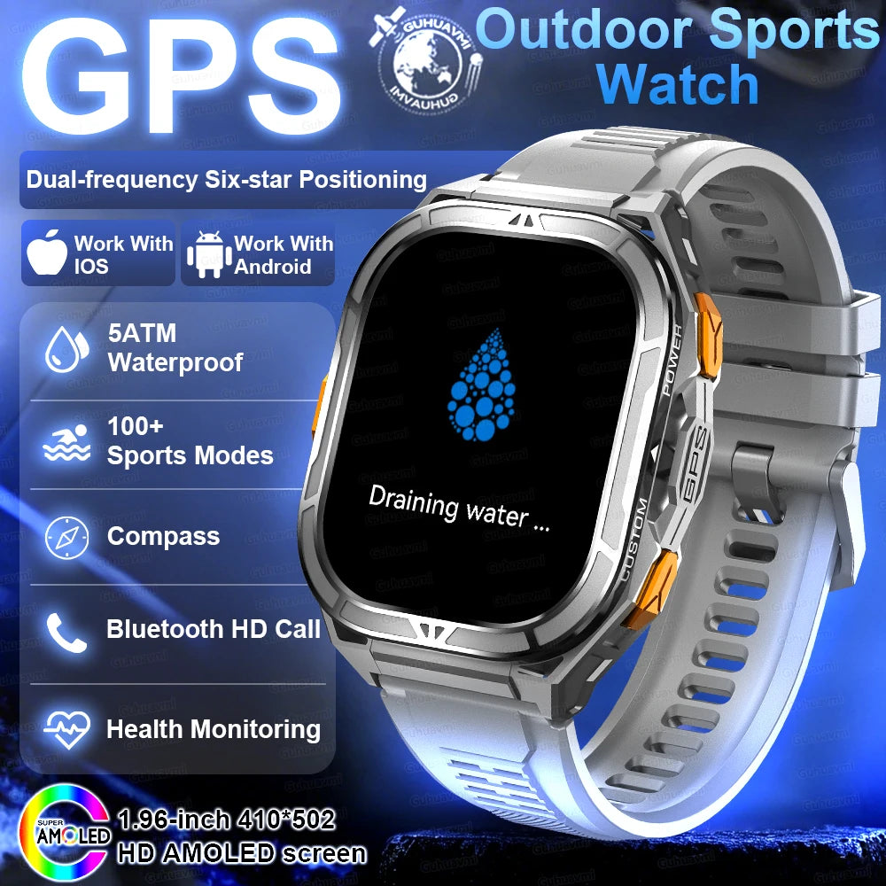 2026 New Military Outdoor Sports Smart Watch
