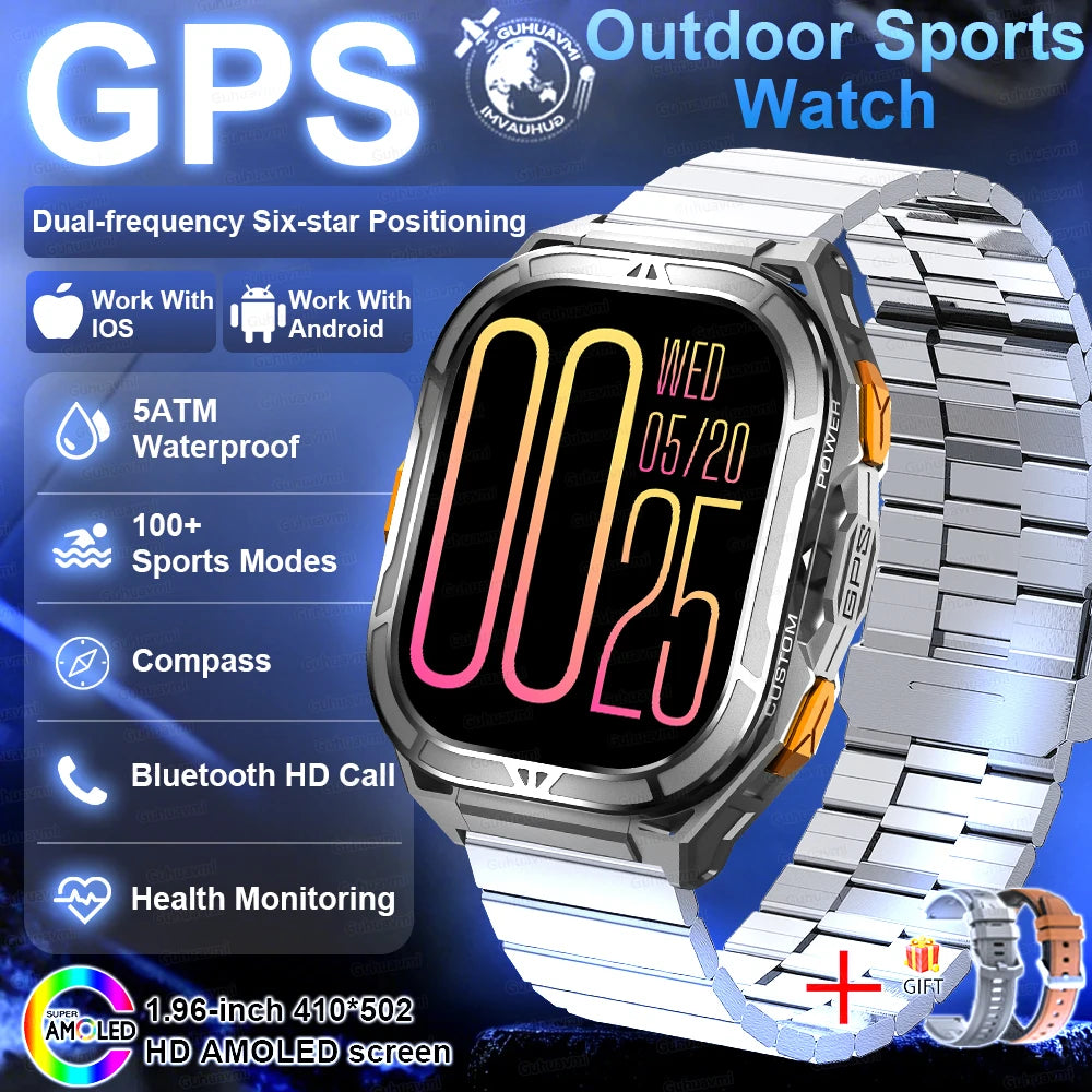 2026 New Military Outdoor Sports Smart Watch
