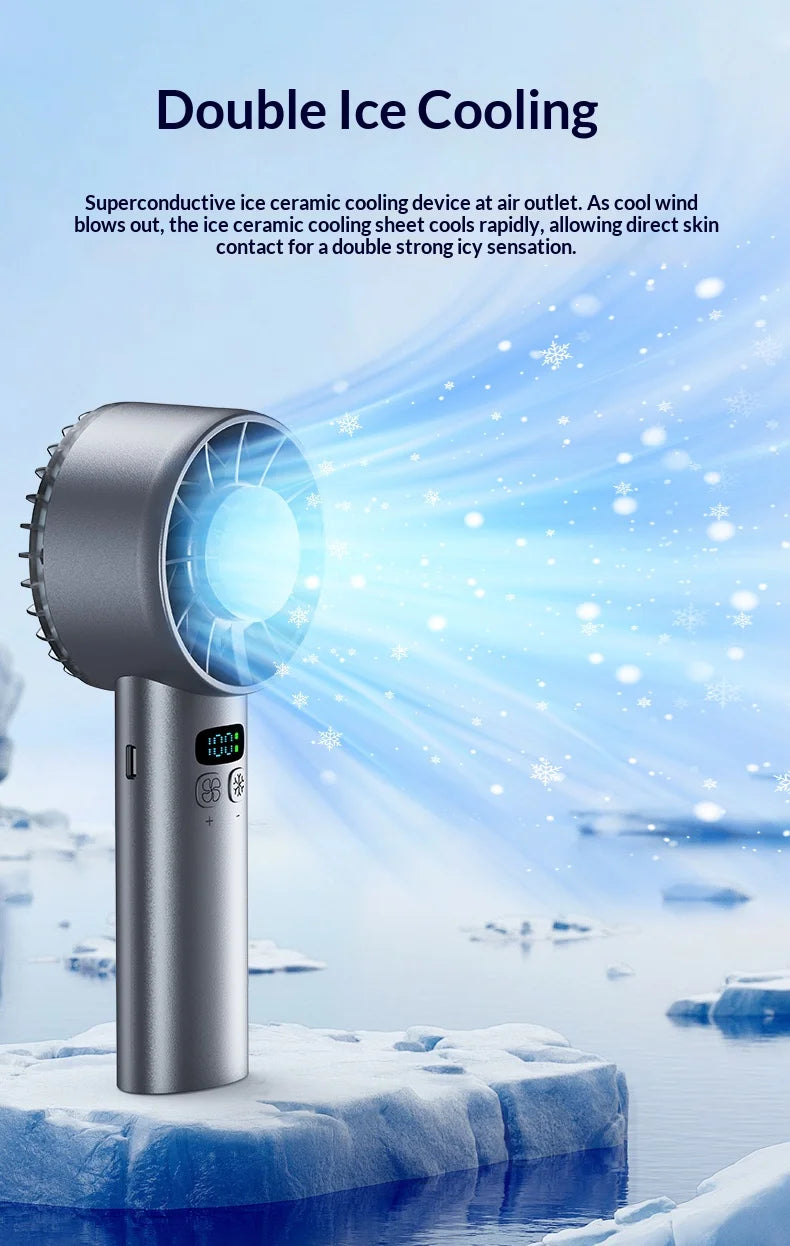 Ice compress high-speed cooling fan