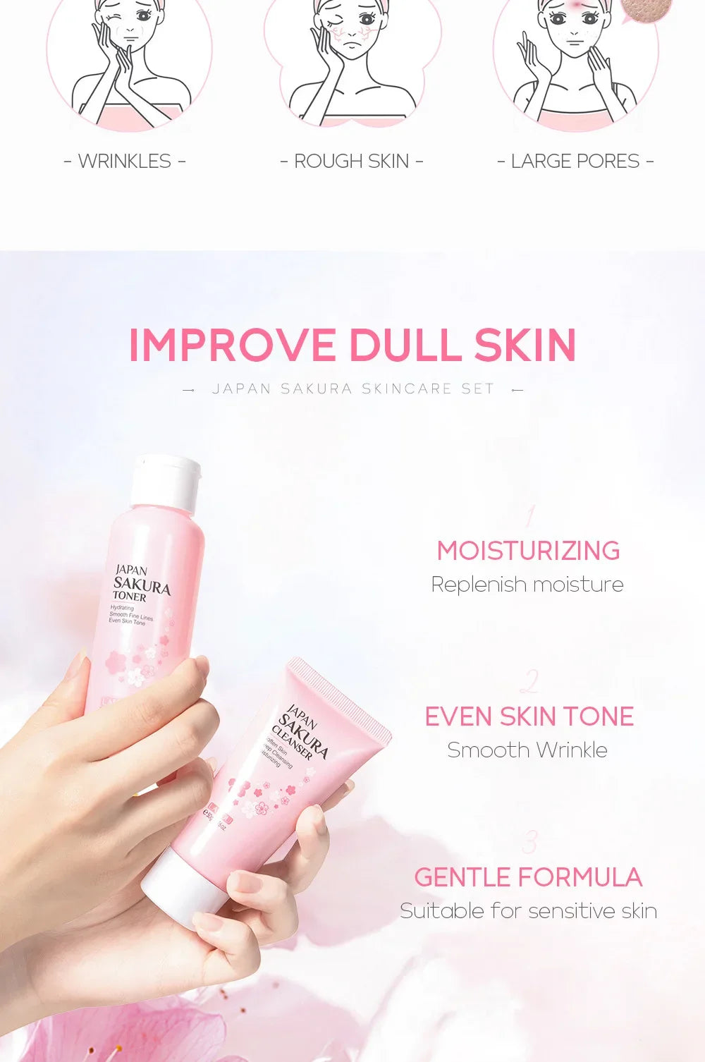LAIKOU Sakura Skin Care Sets