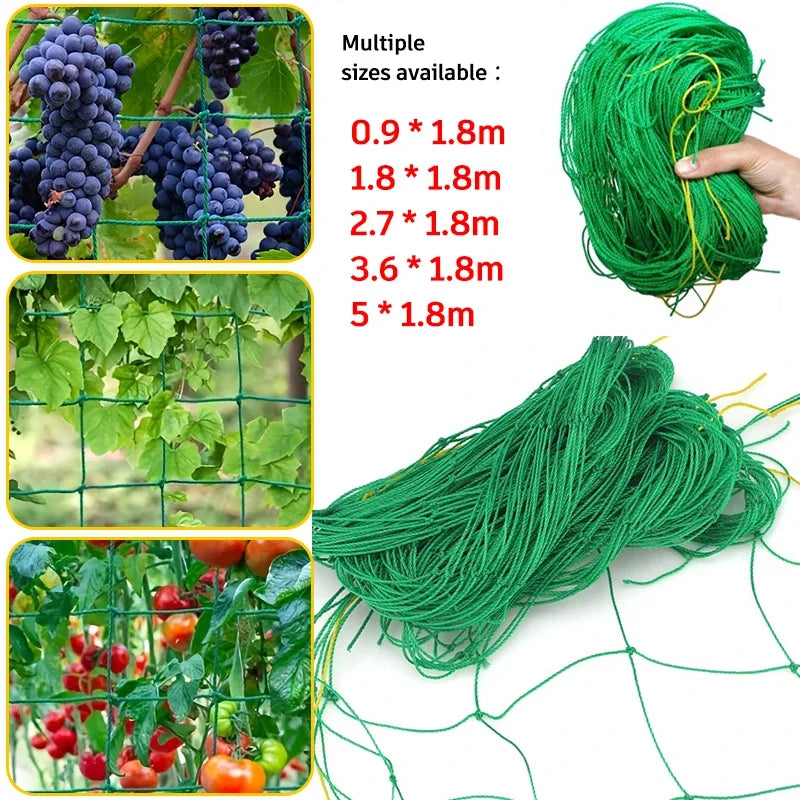 Heavy-Duty Garden Climbing Net – UV-Resistant Nylon Trellis