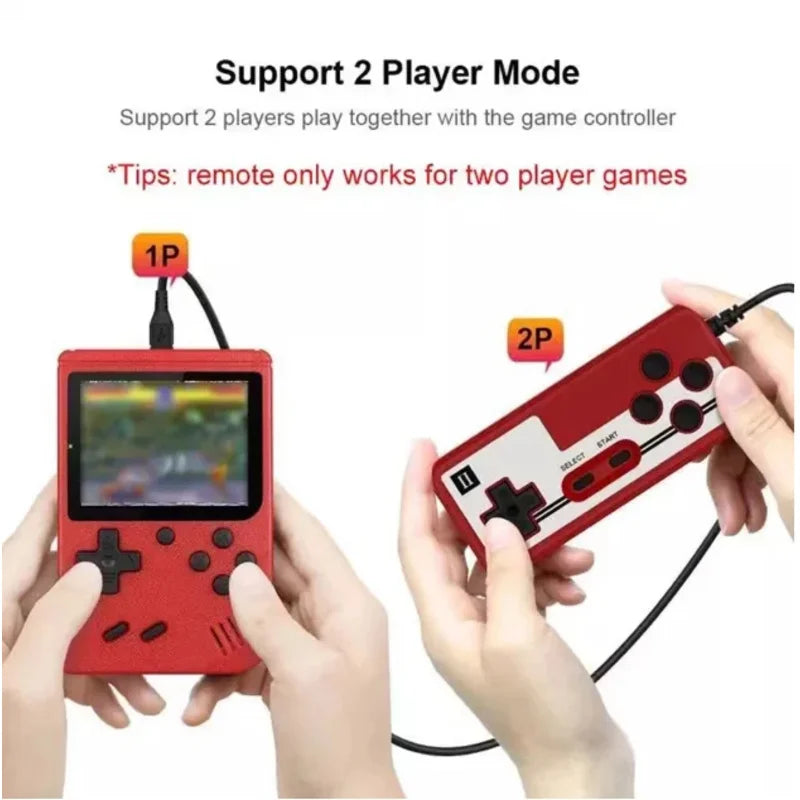 A Red Retro ClassicGame Console With 400 Game