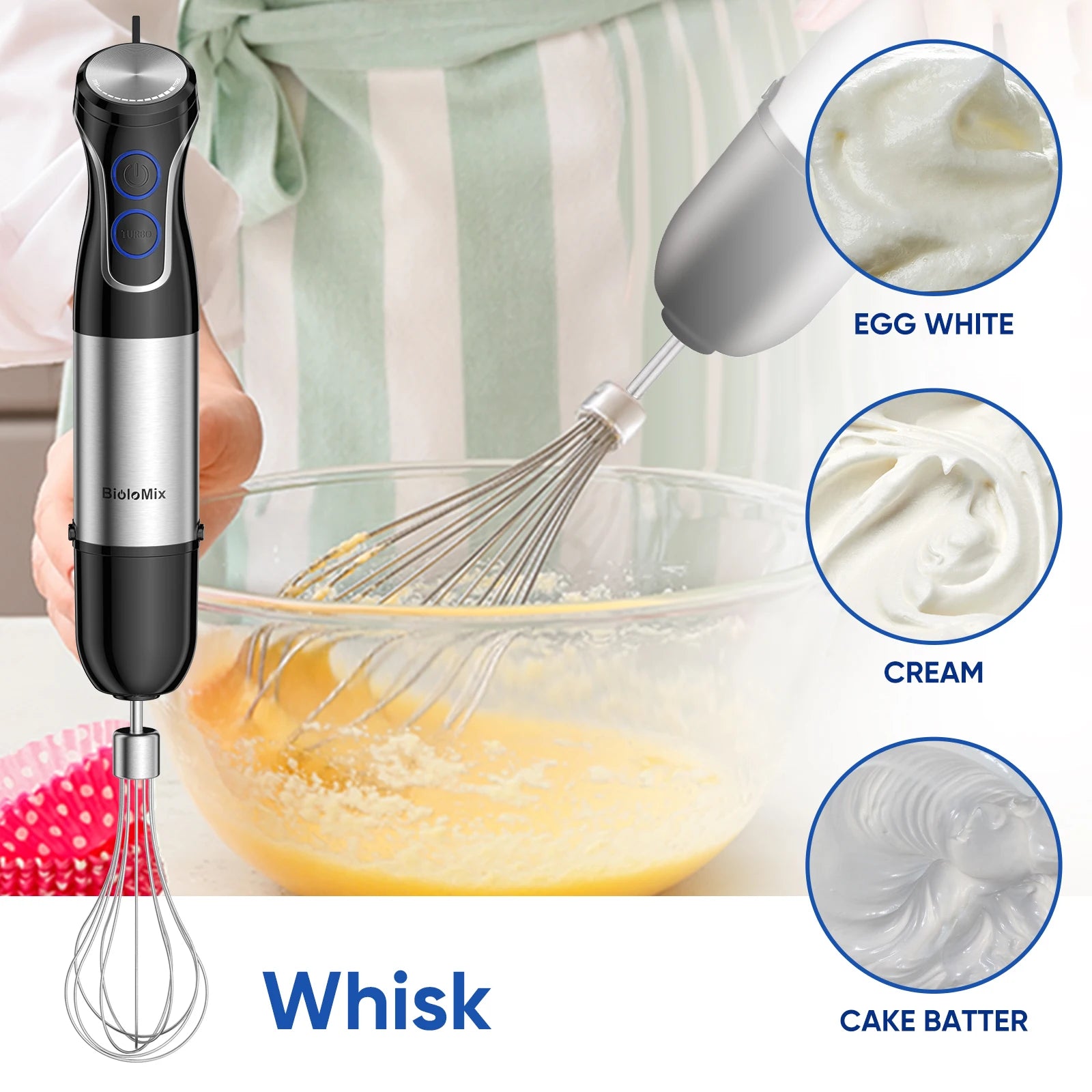 BioloMix 5 in 1 Immersion Hand Blender