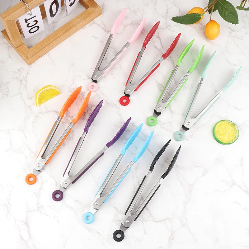 Silicone BBQ Grilling Tong