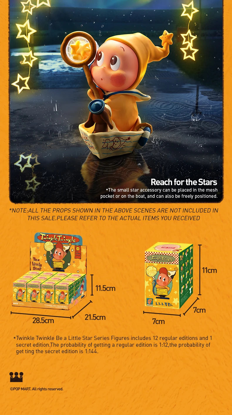 POP MART Twinkle Twinkle Be a Little Star Series Genuine Mystery Box Blind Box