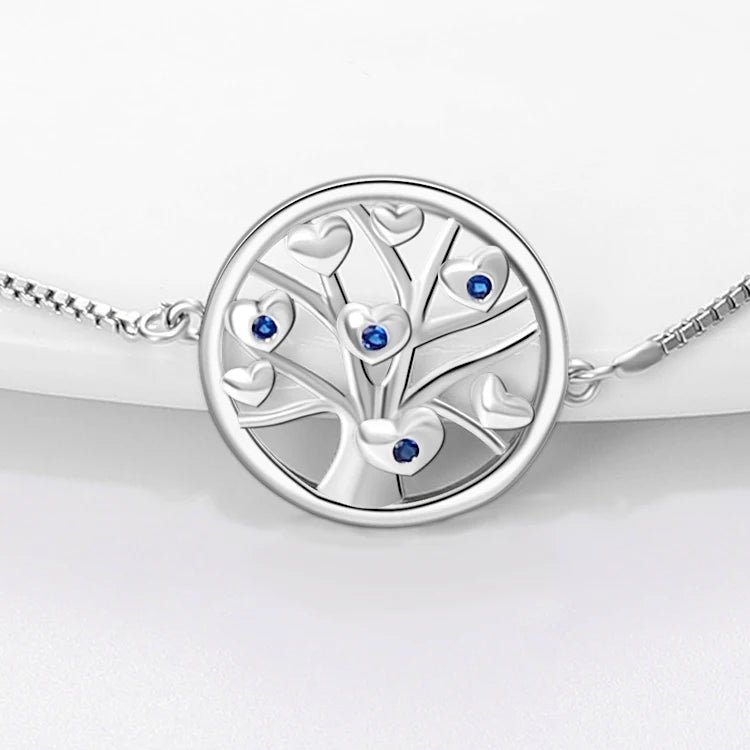 925 Silver Lucky Symbol Zircon Bracelet
