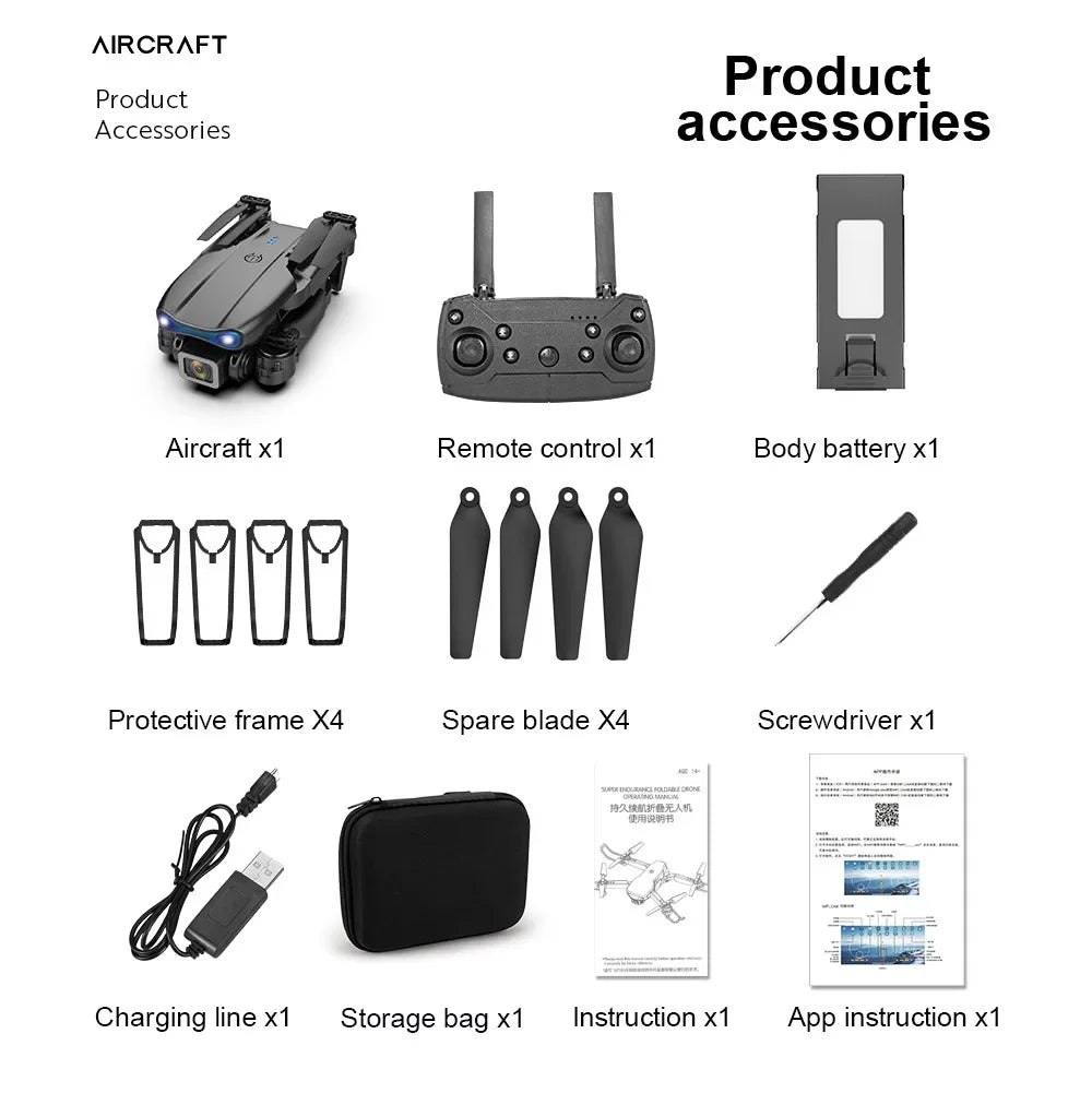 Professional quadcopter E99Pro HD Drone