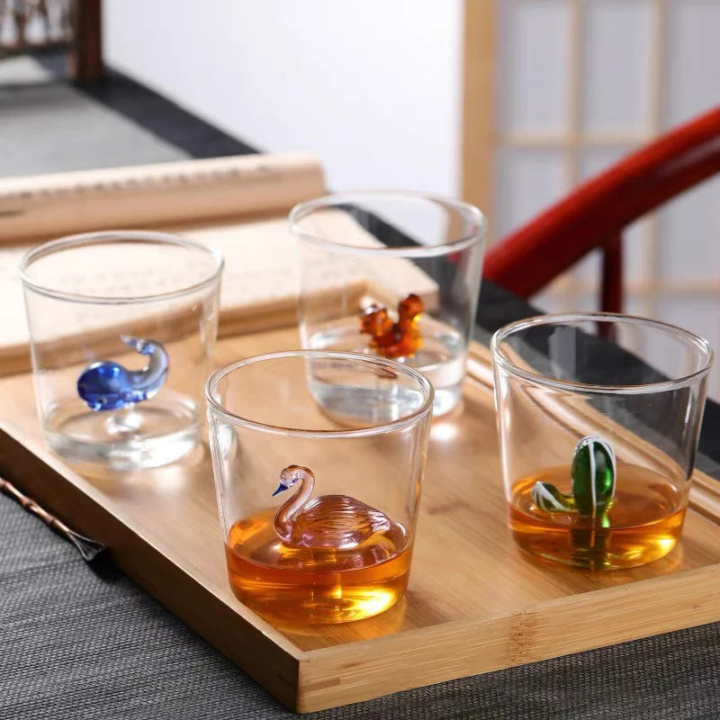 3D Creative Glass Cups