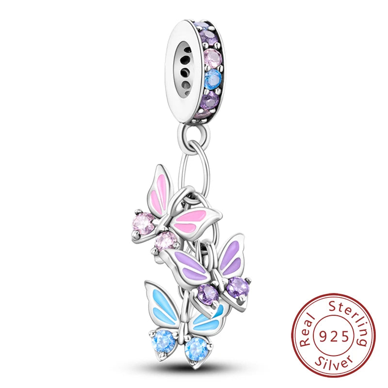 Charm for Bracelet flower and plant theme