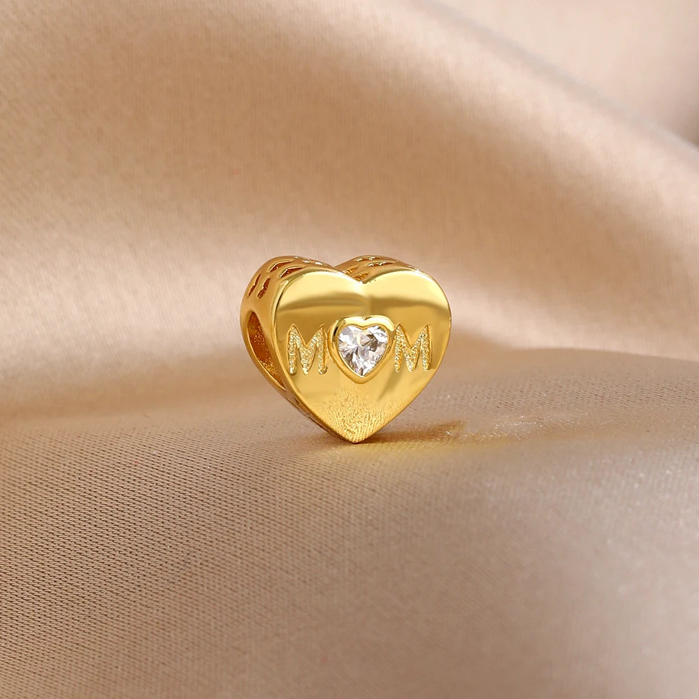 Gilded series 925 silver bracelet charm