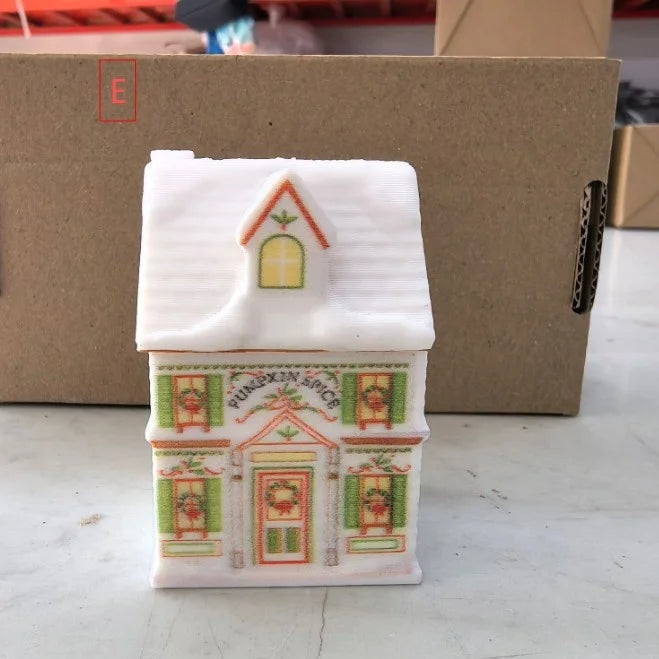 Holiday Village Spice House Set